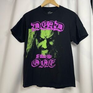 Rob Zombie Black Dragula lyrics Graphic Band T-Shirt sz M